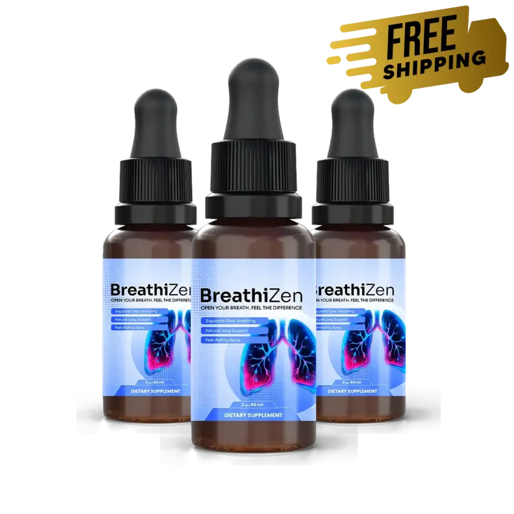 BreathiZen™ respiratory spray — 3 bottles